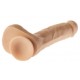 Gode réaliste Curly Champs 16 x 4cm 