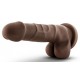 Gode réaliste Basic Up Dr Skin 14 x 3.5cm Marron Marron 