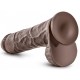 Gode réaliste Mr Savage Dr Skin 22 x5.5cm Marron 