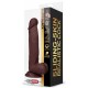 Gode réaliste Slidy Cock 15 x 4cm Marron 