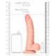 Gode réaliste Curved RealRock 17 x 4.3cm 