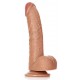 Gode réaliste Curved RealRock 17 x 4.3cm Latino 
