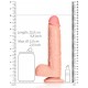Gode réaliste Straight Strong 19 x 5cm 