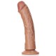 Gode réaliste Ventouse Curved RealRock 20 x 4.6cm Latino 