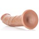 Gode réaliste Ventouse Curved RealRock 20 x 4.6cm Latino 