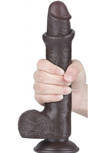 Gode Sliding Skin 17 x 3.5cm Noir 