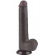 Gode Sliding Skin 17 x 3.5cm Noir 
