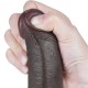 Gode Sliding Skin 17 x 3.5cm Noir 