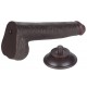 Gode Sliding Skin 17 x 3.5cm Noir 