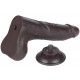 Gode Sliding Skin 16 x 4.2 cm Noir 