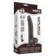 Gode avec Bourses Sliding Skin 17 x 4cm Noir 