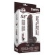 Gode avec Bourses Sliding Skin 15 x 4.5cm Noir 