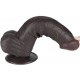Gode avec Bourses Sliding Skin 15 x 4.5cm Noir 
