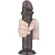 Gode Sliding Skin 17 x 4cm Noir 