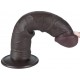 Gode Sliding Skin 17 x 4cm Noir 