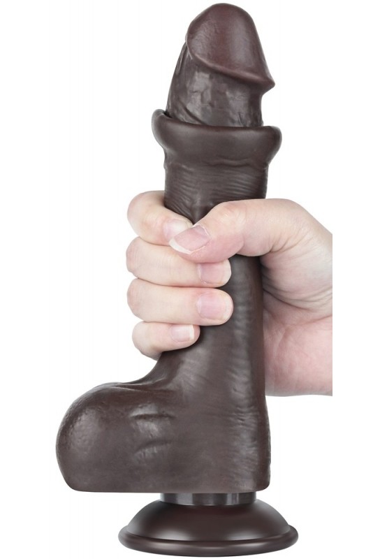 Gode Sliding Skin 14.5 x 4cm Noir 