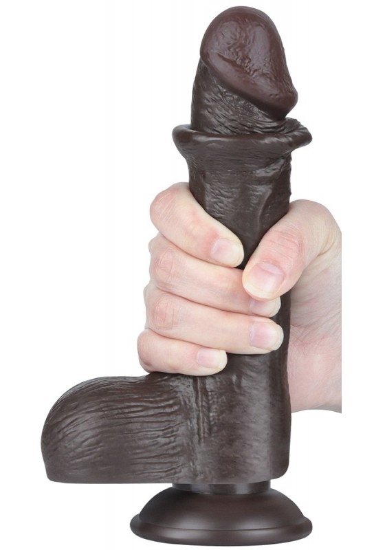 Gode Sliding Skin 13 x 3.7cm Noir 