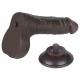 Gode Sliding Skin 13 x 3.7cm Noir 