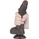 Gode Sliding Skin 14 x 3.5 cm Noir