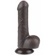 Gode Sliding Skin 12 x 3.7 cm Noir 