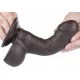 Gode Sliding Skin 12 x 3.7 cm Noir 
