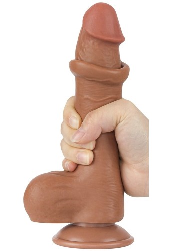 Gode Sliding Skin 14.5 x 4cm Marron 