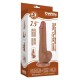 Gode avec Bourses Sliding Skin 13 x 3.8cm Marron 