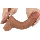Gode Sliding Skin 14 x 3.5 cm Marron 