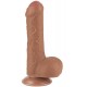 Gode Sliding Skin 12 x 3.7cm Marron 