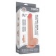 Gode avec Bourses Sliding Skin 17 x 3.5cm 