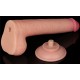 Gode avec Bourses Sliding Skin 17 x 3.5cm 