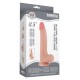 Gode avec Bourses Sliding Skin 17 x 4cm 