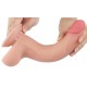 Gode avec Bourses Sliding Skin 17 x 4cm 