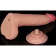 Gode avec Bourses Sliding Skin 17 x 4cm 