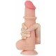 Gode avec Bourses Sliding Skin 15 x 4.5cm 
