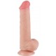 Gode avec Bourses Sliding Skin 15 x 4.5cm 