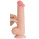 Gode avec Bourses Sliding Skin 15 x 4.5cm 