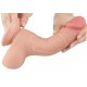 Gode réaliste avec Bourses SLIDING SKIN 13 x 3.7cm 