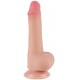 Gode avec Bourses Sliding Skin 13 x 3.8cm 