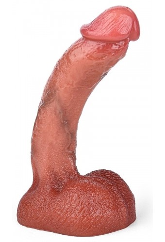 Gode Curved Balls 16 x 3.5cm Marron 