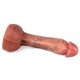 Gode Curved Balls 16 x 3.5cm Marron 