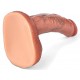 Gode Curved Balls 16 x 3.5cm Marron 