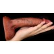 Gode Curved Balls 16 x 3.5cm Marron 