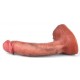 Gode Curved Balls 16 x 3.5cm Marron 