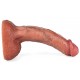 Gode Curved Balls 16 x 3.5cm Marron 
