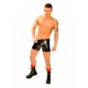Short en Latex Coupe cycliste avec Zip 