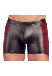 Boxer long VEGA Noir-Rouge