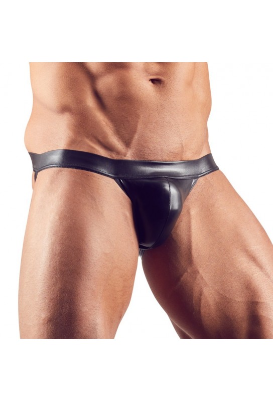 Jockstrap MUNIX Imitation Vinyle Noir 