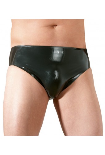 Slip en latex avec Gode 14.5 x 3cm 