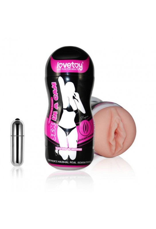 Masturbateur réaliste vibrant Lotus - 16 x 6.5 cm 